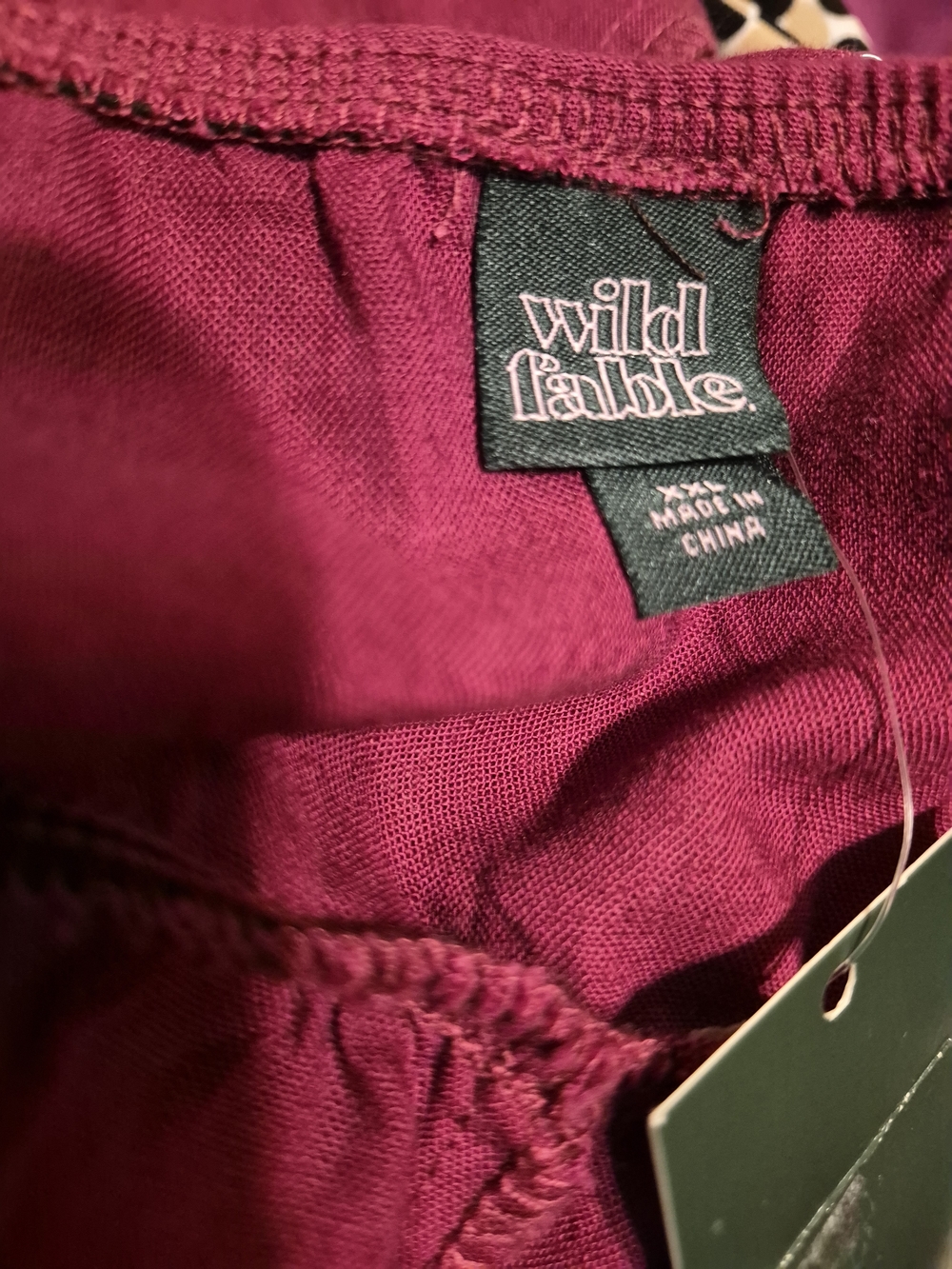Wild Fable Women' Burgundy/Wine Crop Top with Tag Size XXL - Picture 7 of 15
